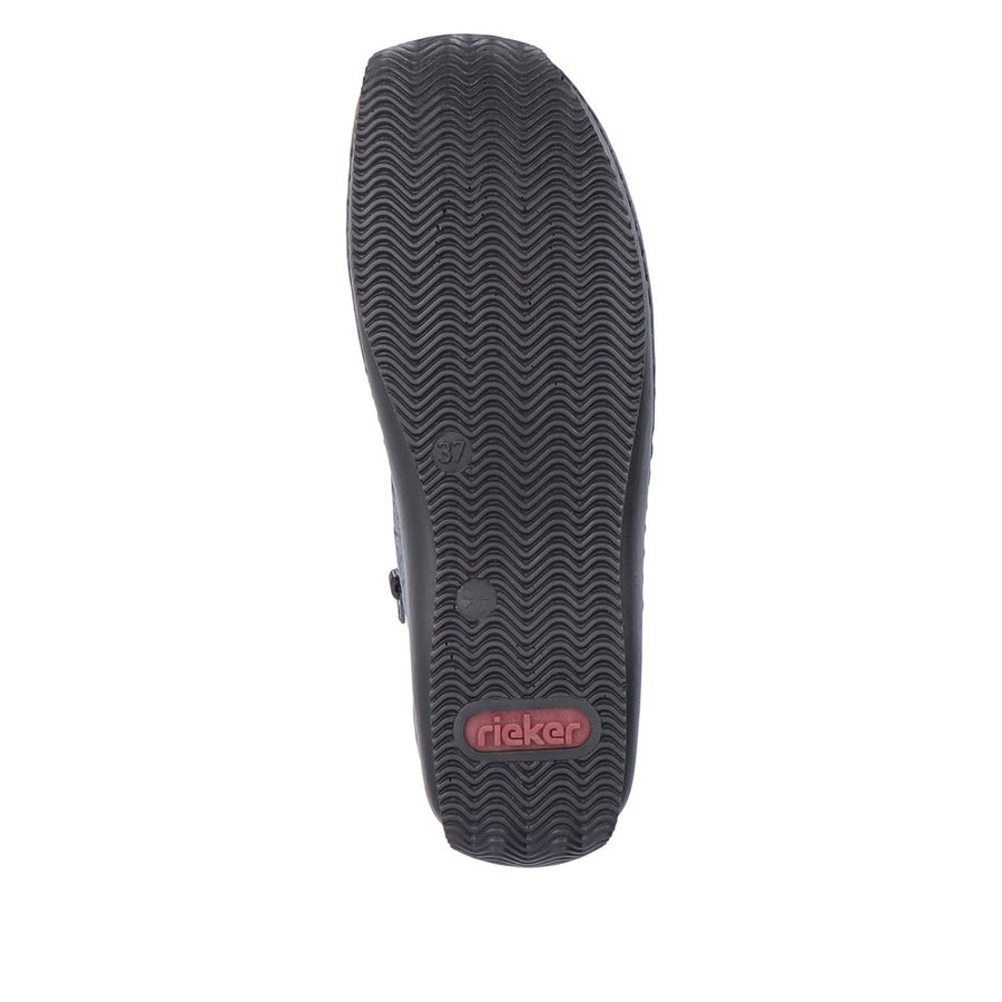 Rieker - L1787-00 - Schwarz/Wine/Brandy - Boots