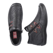 Rieker - L1787-00 - Schwarz/Wine/Brandy - Boots
