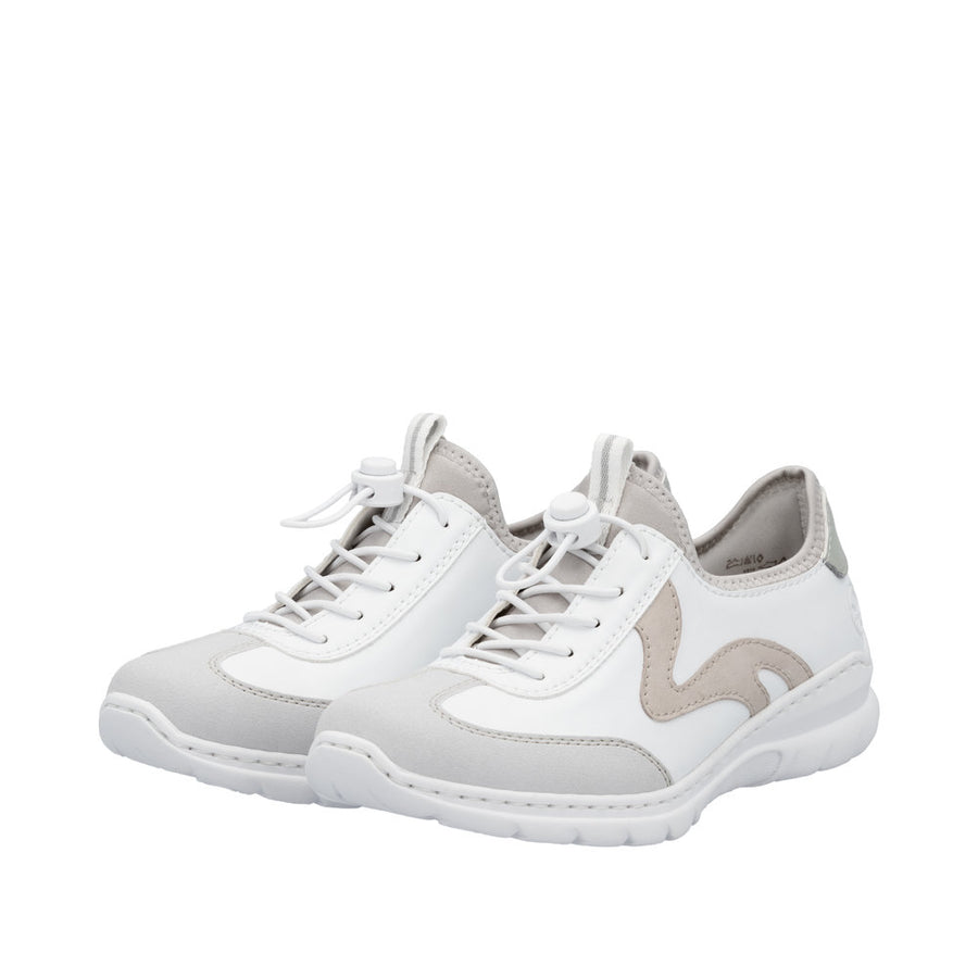 Rieker - L32G9-80 - Quarz/Weiss/Rose/Palecyan - Shoes