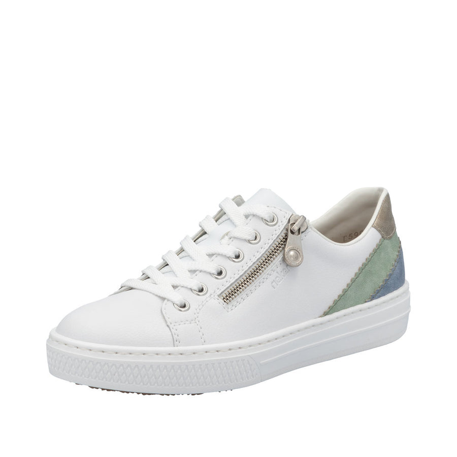 Rieker - L5900-80 - Weiss/Mint/Bleu/Perle - Shoes