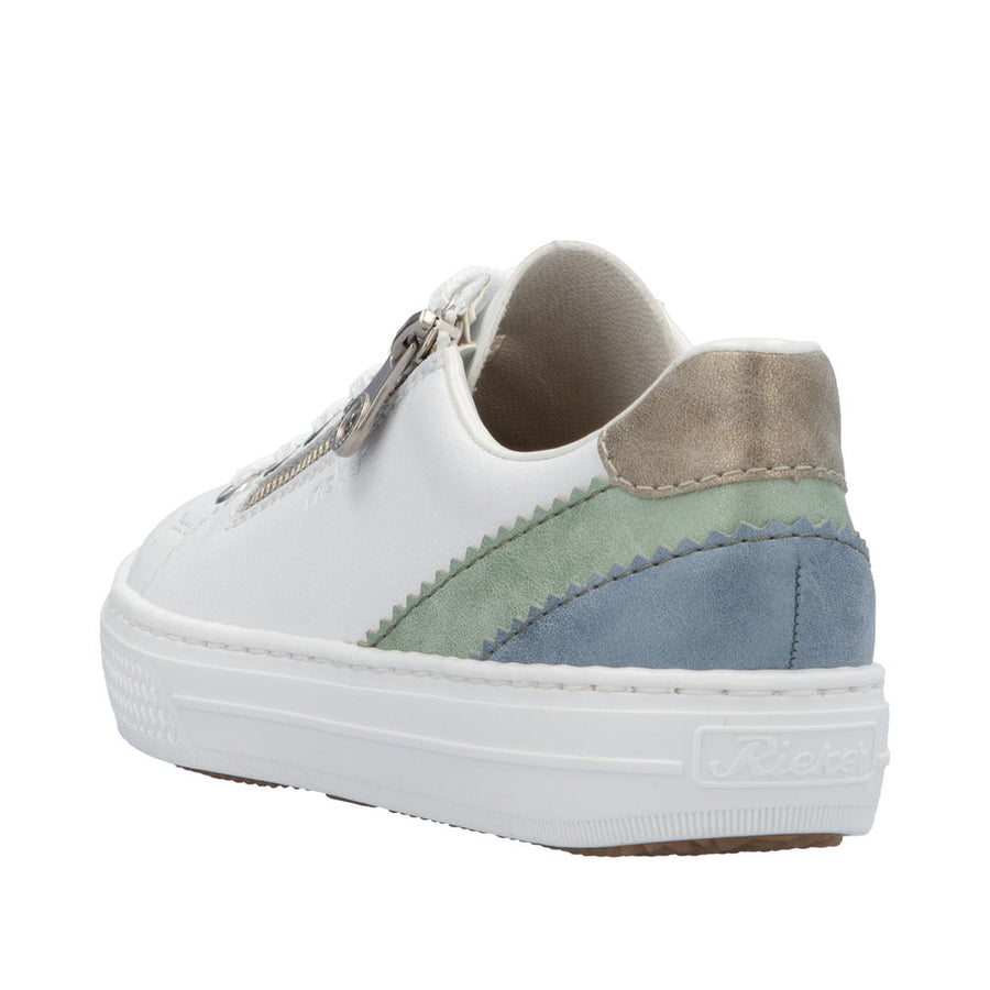 Rieker - L5900-80 - Weiss/Mint/Bleu/Perle - Shoes