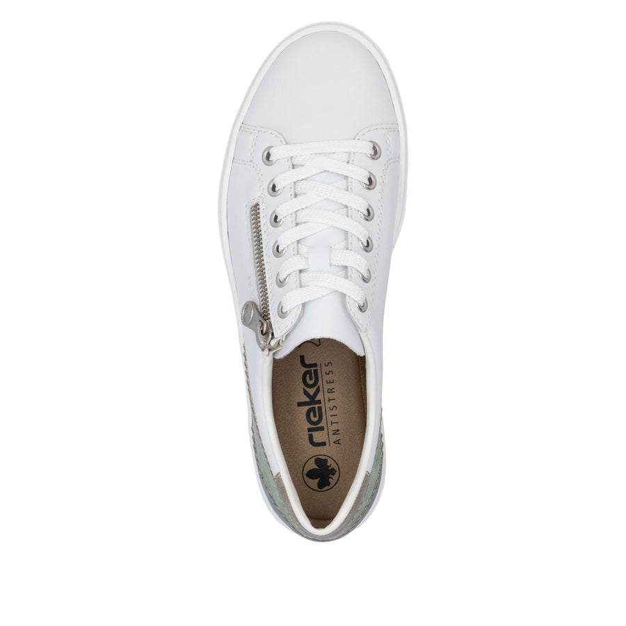 Rieker - L5900-80 - Weiss/Mint/Bleu/Perle - Shoes