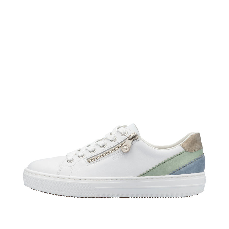 Rieker - L5900-80 - Weiss/Mint/Bleu/Perle - Shoes