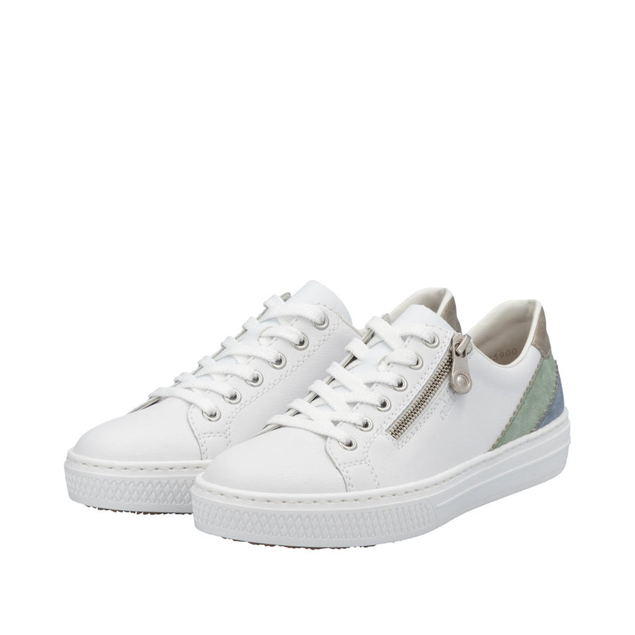 Rieker - L5900-80 - Weiss/Mint/Bleu/Perle - Shoes