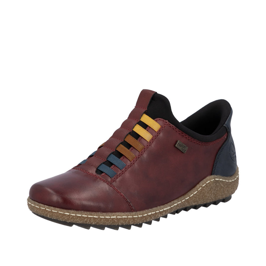 Rieker - L7562-35 - Vino/Ozean/Schwarz/Wine - Shoes