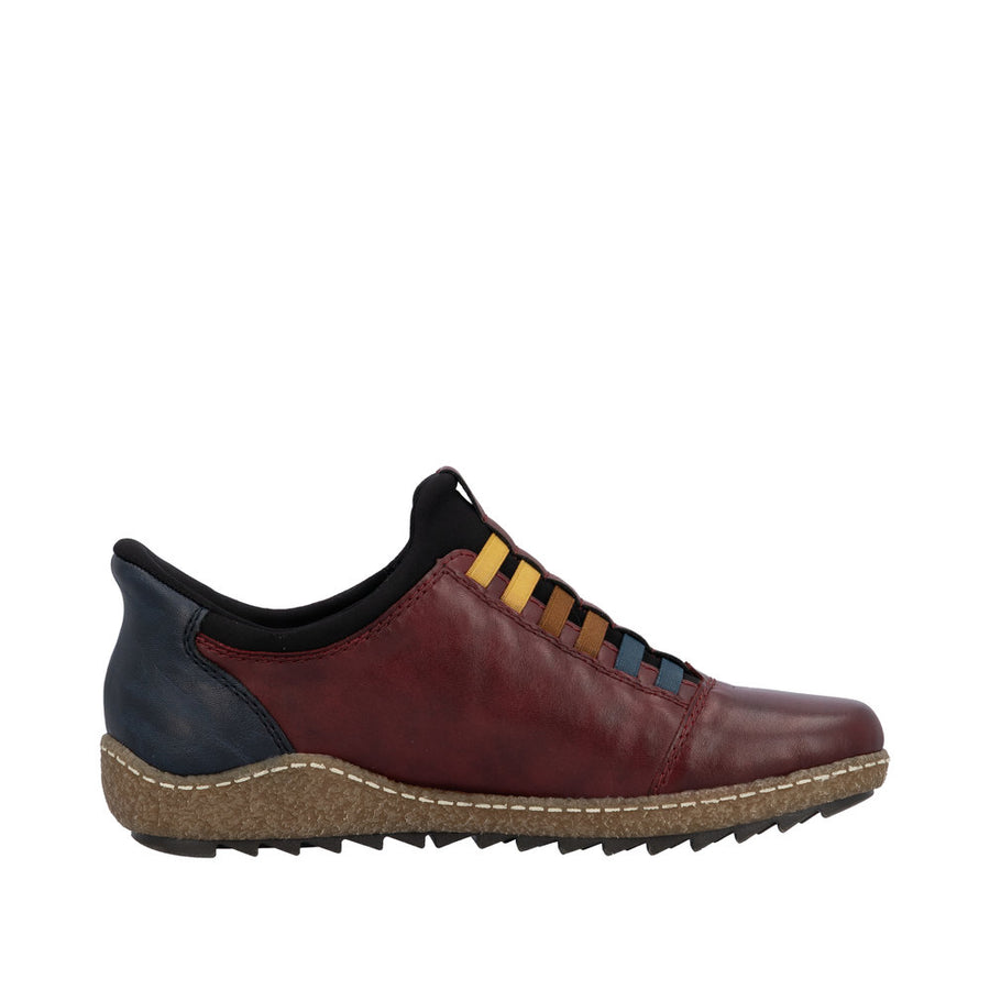 Rieker - L7562-35 - Vino/Ozean/Schwarz/Wine - Shoes