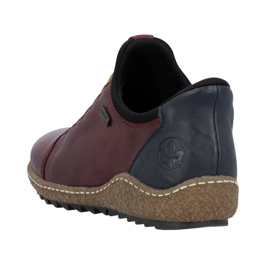 Rieker - L7562-35 - Vino/Ozean/Schwarz/Wine - Shoes