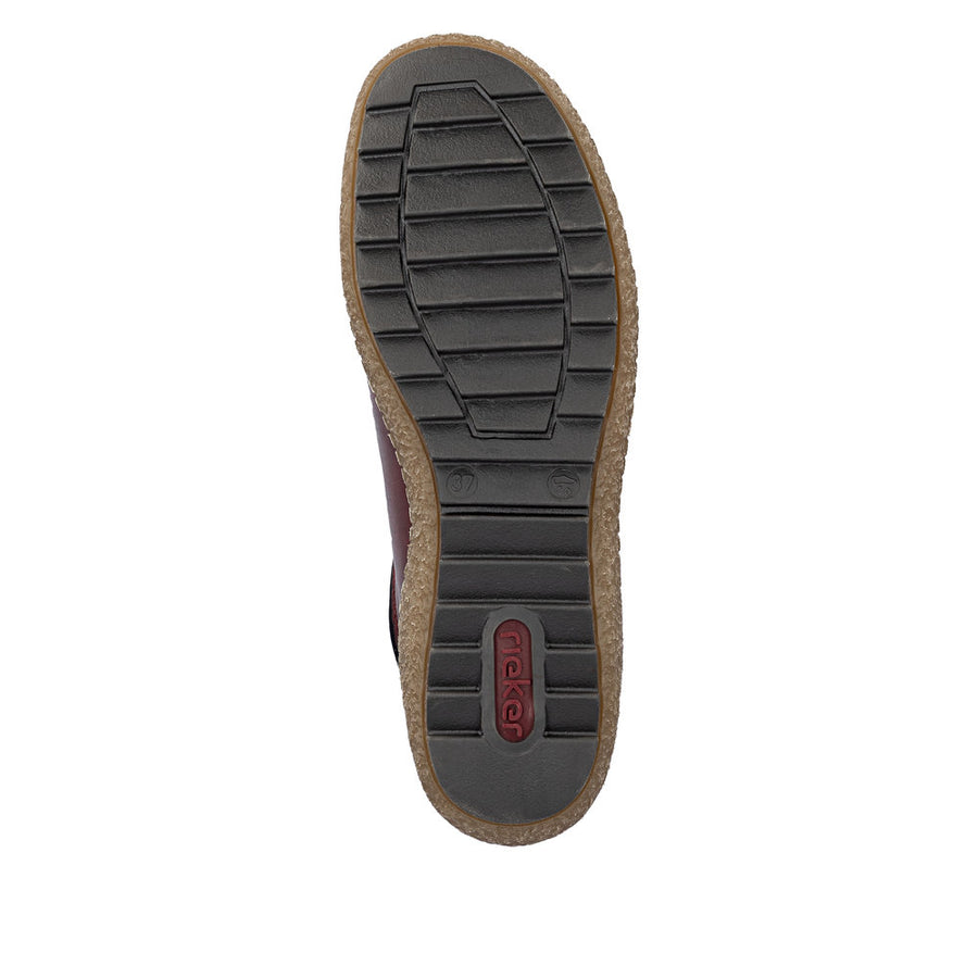 Rieker - L7562-35 - Vino/Ozean/Schwarz/Wine - Shoes