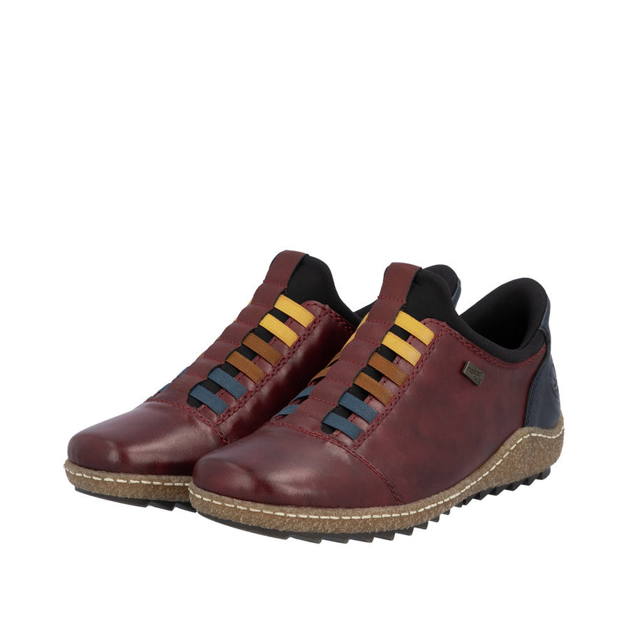 Rieker - L7562-35 - Vino/Ozean/Schwarz/Wine - Shoes