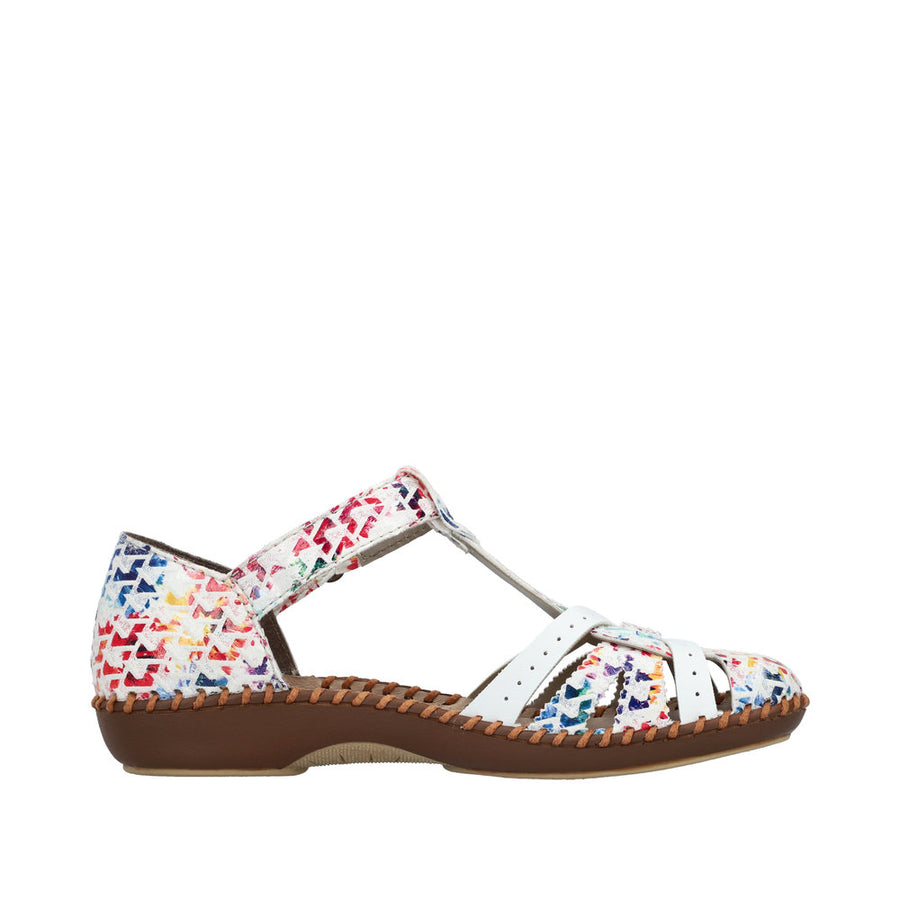 Rieker - M1650-92 - Multi/Weiss - Sandals