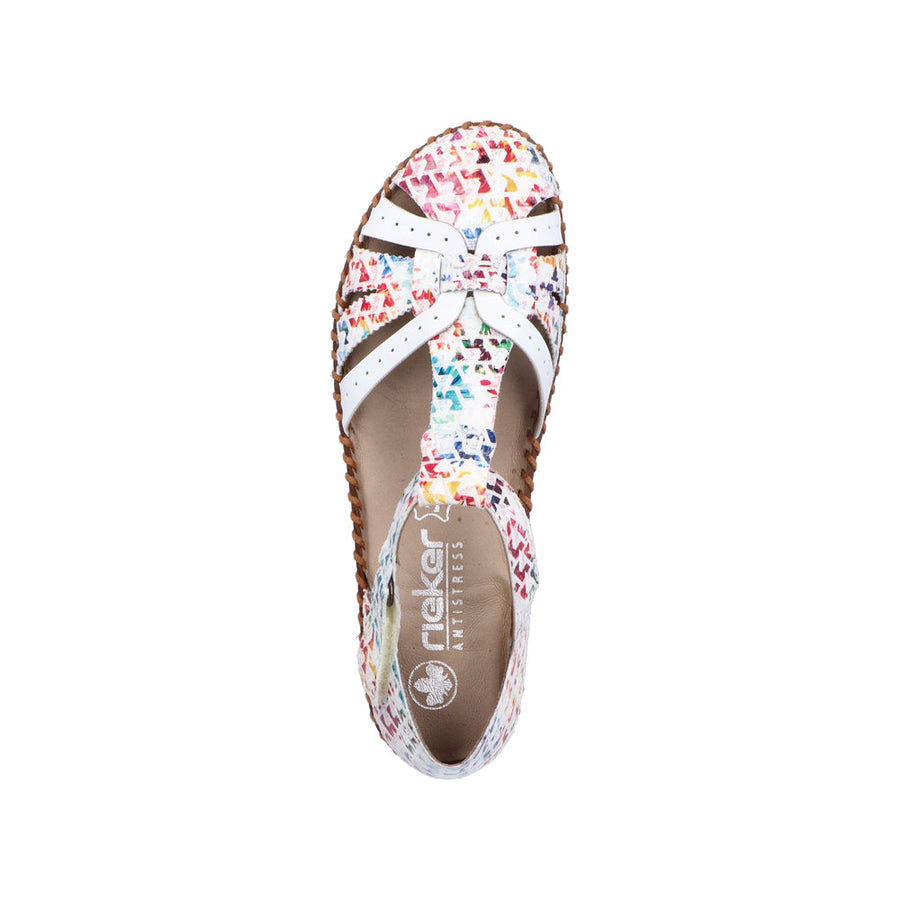 Rieker - M1650-92 - Multi/Weiss - Sandals