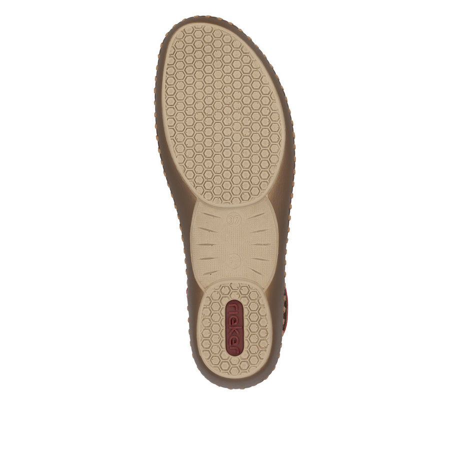 Rieker - M1655-33 - Rosso/Beige/Cayenne - Sandals