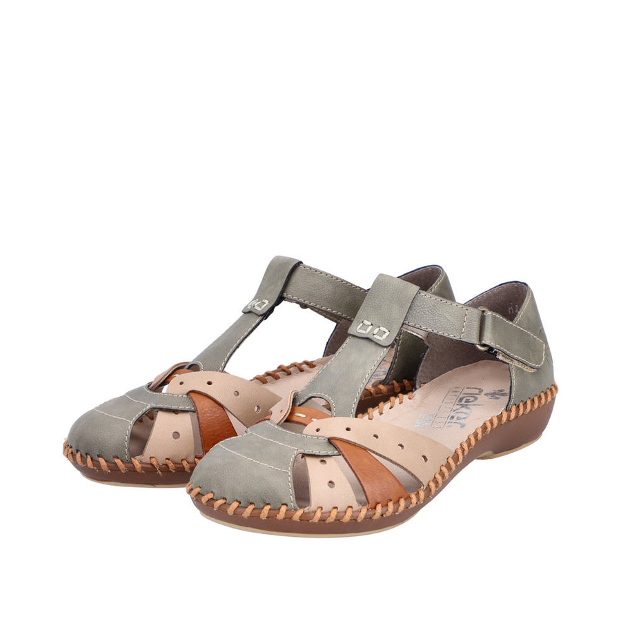 Rieker - M1655-54 - Olive - Sandals