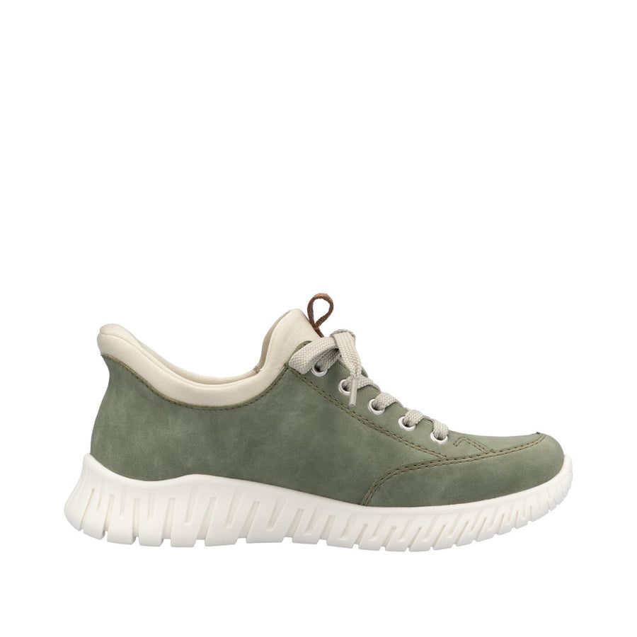 Rieker - M5354-52 - Schif/Perle/Crème/Leo-Nuss - Shoes