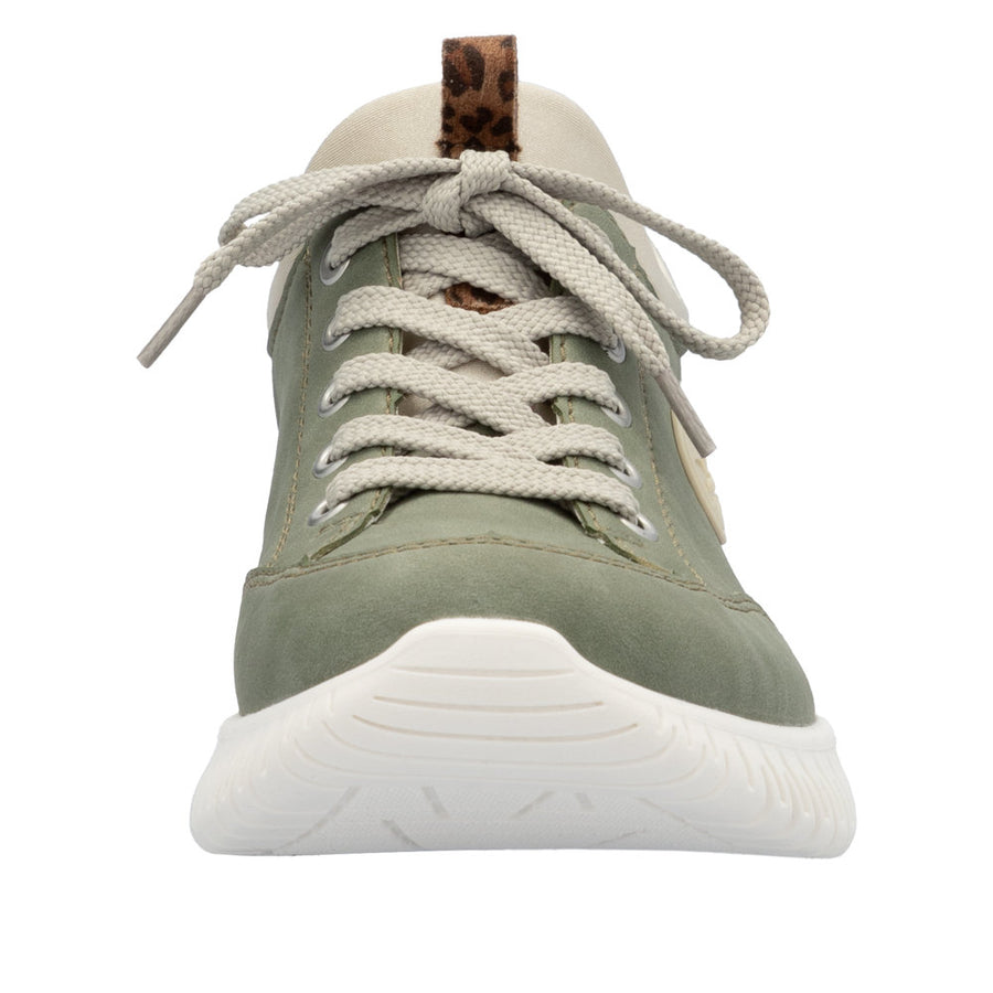 Rieker - M5354-52 - Schif/Perle/Crème/Leo-Nuss - Shoes