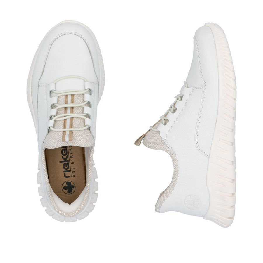 Rieker - M5357-80 - Weiss/Beige-Weiss - Shoes