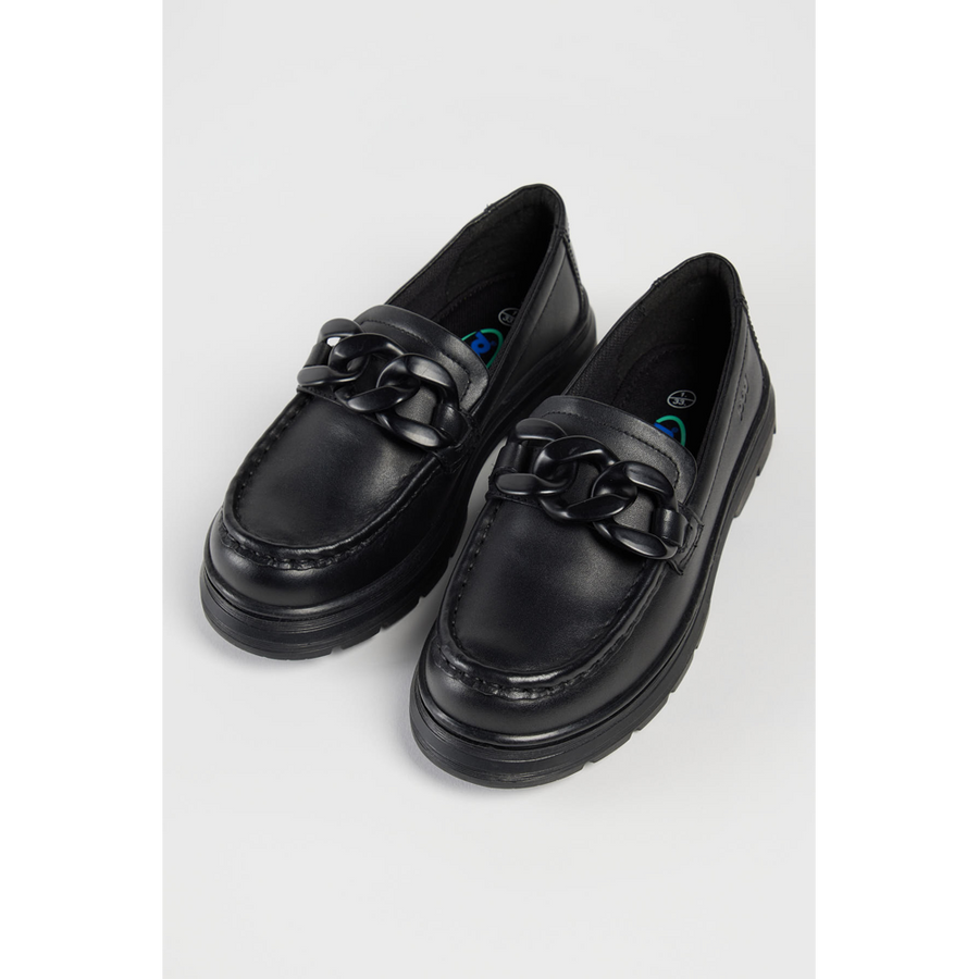 POD - Mina - Black - School Shoes