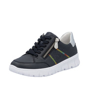 Rieker - N1313-14 - Pazifik/Silber - Shoes