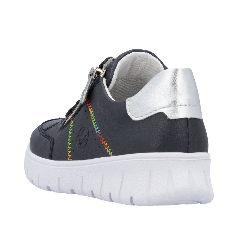 Rieker - N1313-14 - Pazifik/Silber - Shoes