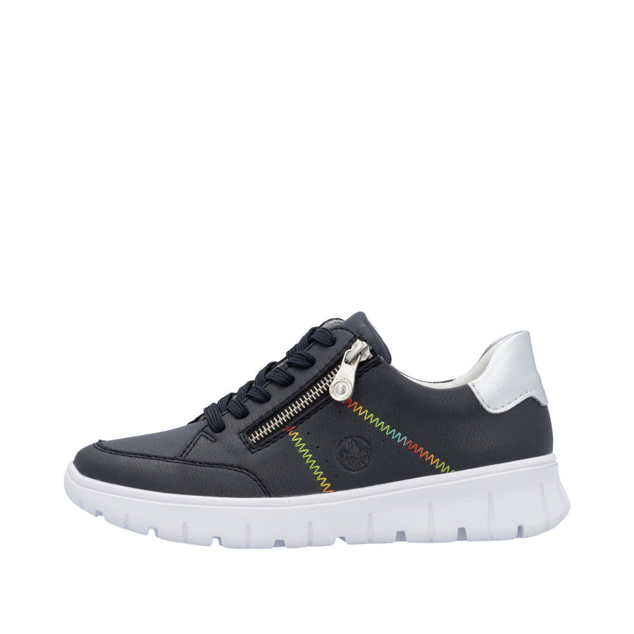 Rieker - N1313-14 - Pazifik/Silber - Shoes