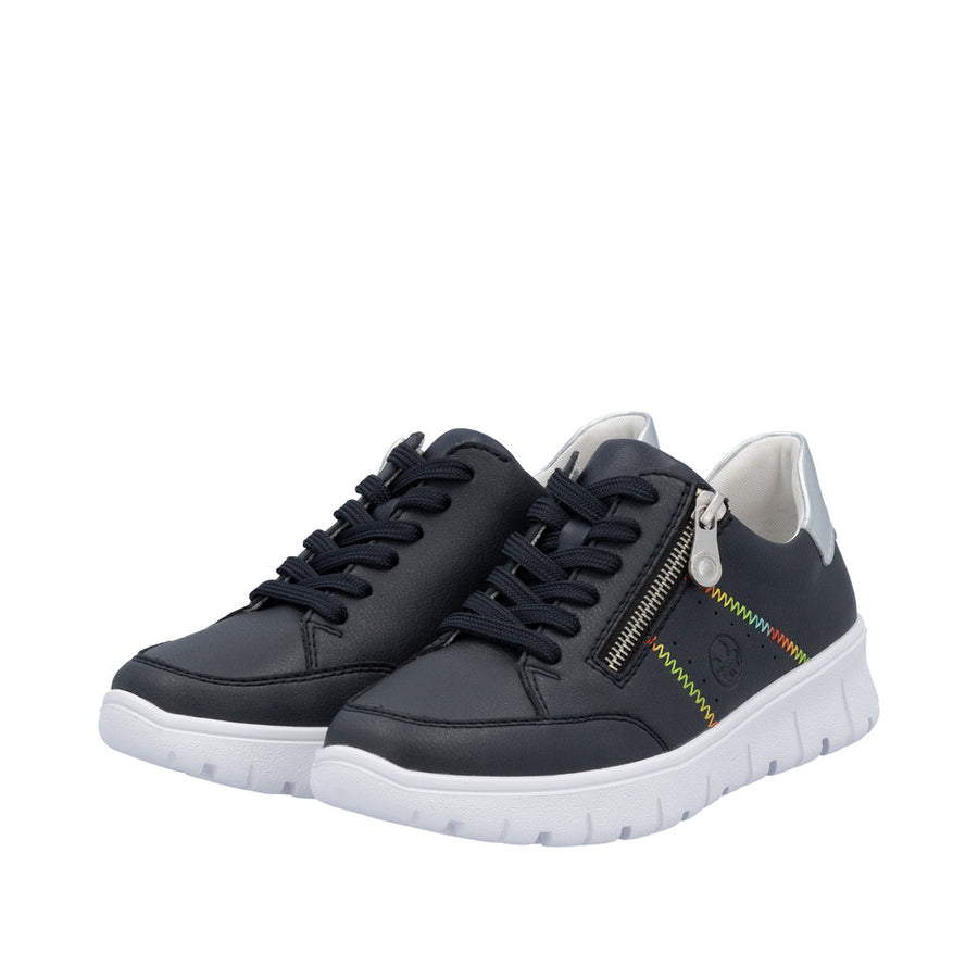Rieker - N1313-14 - Pazifik/Silber - Shoes