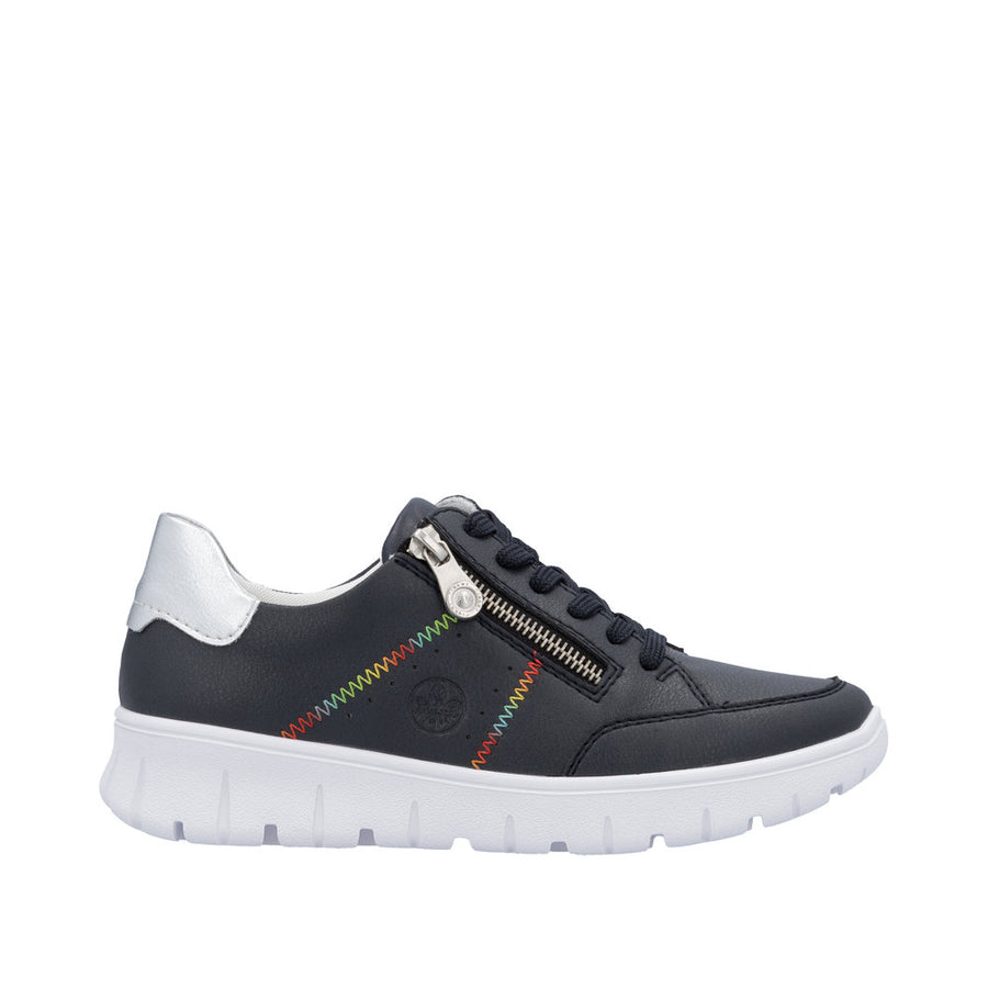 Rieker - N1313-14 - Pazifik/Silber - Shoes