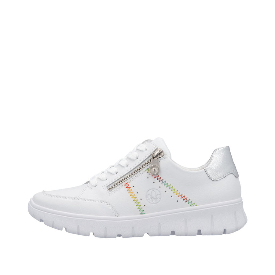 Rieker - N1313-80 - Weiss/Silber - Shoes