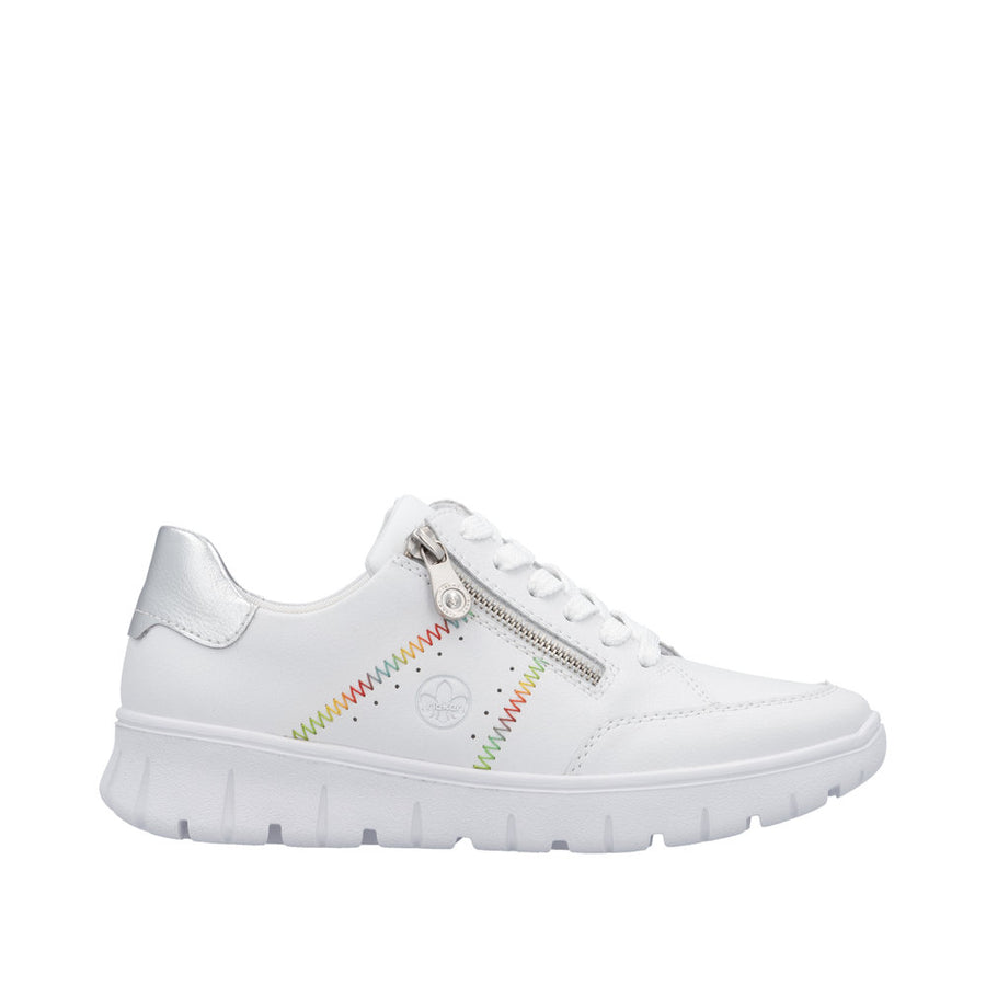 Rieker - N1313-80 - Weiss/Silber - Shoes