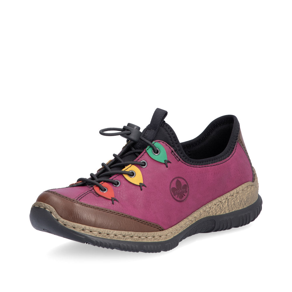 Rieker - N3271-30 - Brown/Violett/Flamme/Honig - Shoes