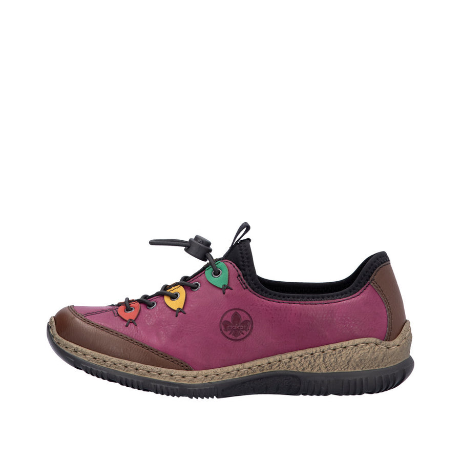 Rieker - N3271-30 - Brown/Violett/Flamme/Honig - Shoes