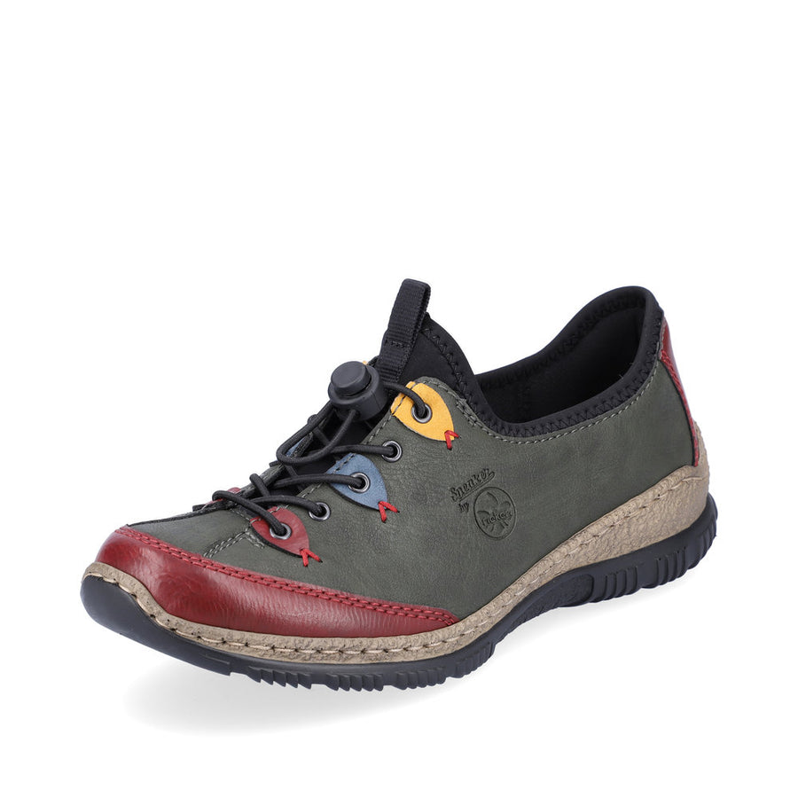 Rieker - N3271-54 - Wine/Forest/Royal - Shoes