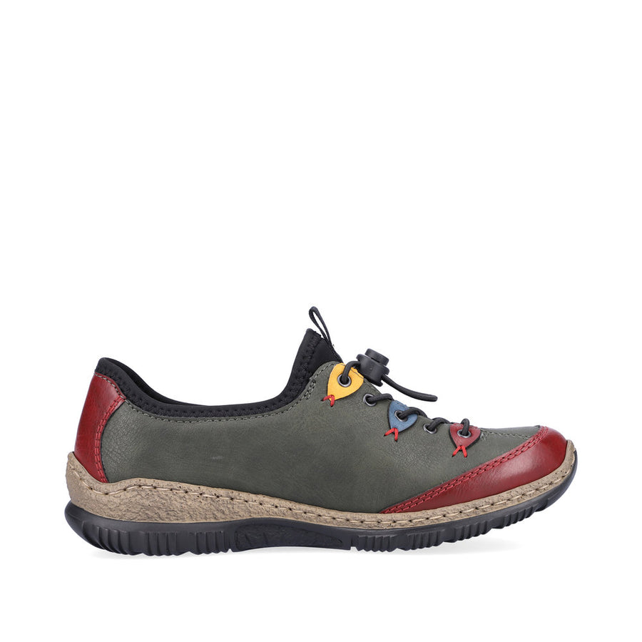 Rieker - N3271-54 - Wine/Forest/Royal - Shoes