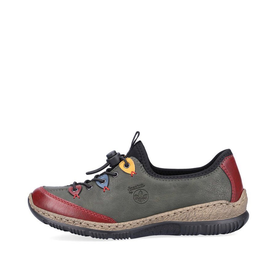 Rieker - N3271-54 - Wine/Forest/Royal - Shoes