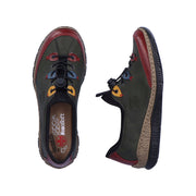 Rieker - N3271-54 - Wine/Forest/Royal - Shoes