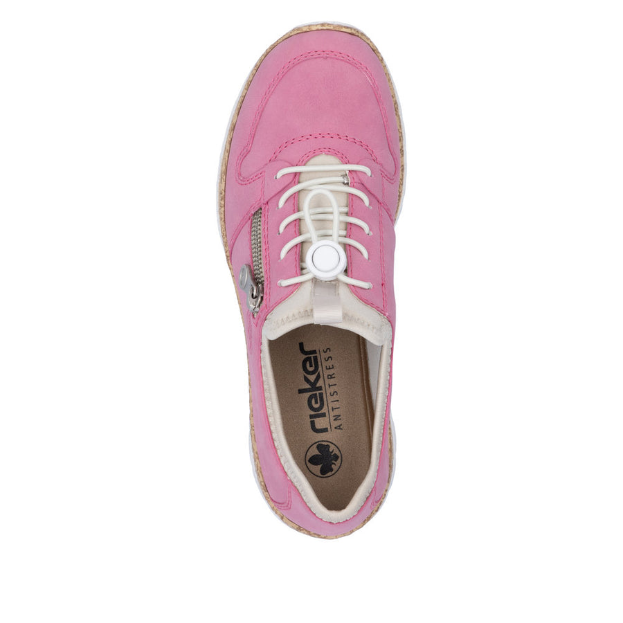 Rieker - N42G0-31 - Lipstick/Perle/Crème - Shoes