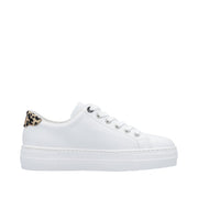 Rieker - N4924-81 - Weiss/ Leo-Natur/Weiss - Shoes
