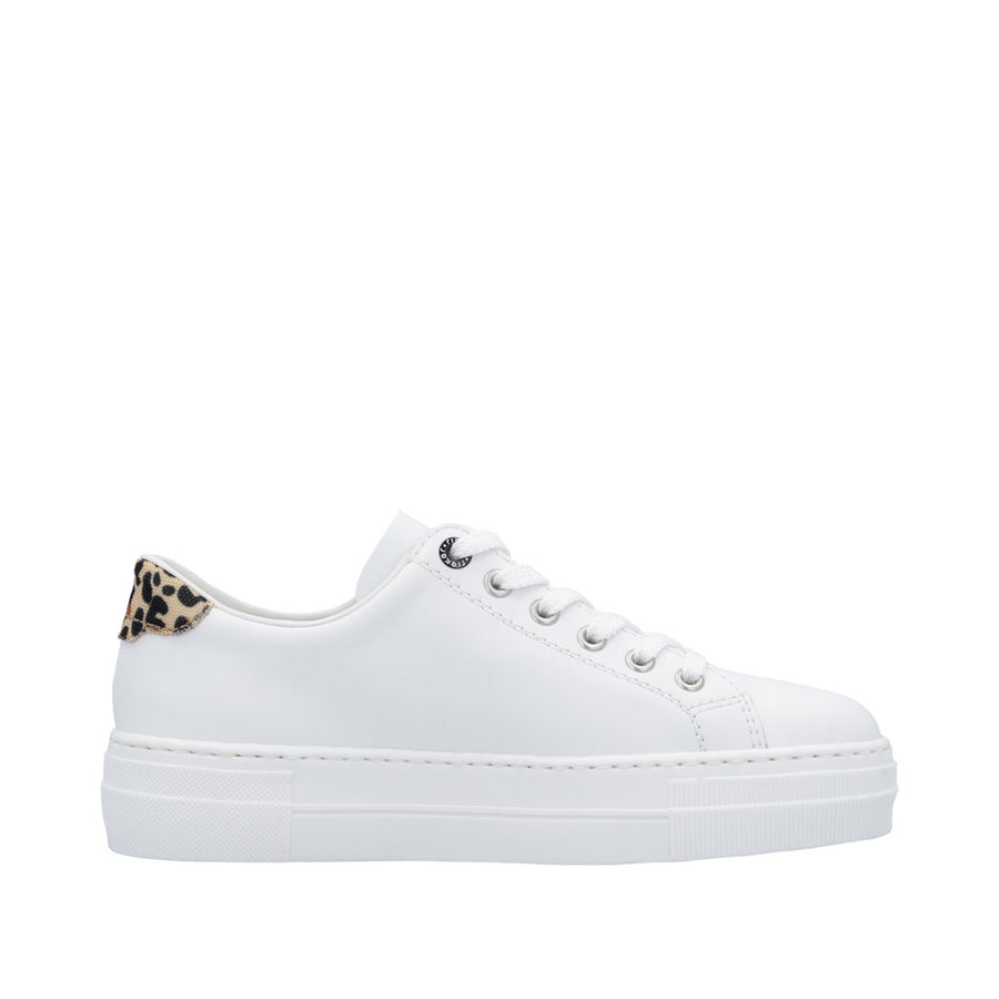 Rieker - N4924-81 - Weiss/ Leo-Natur/Weiss - Shoes