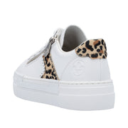 Rieker - N4924-81 - Weiss/ Leo-Natur/Weiss - Shoes