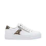 Rieker - N4924-81 - Weiss/ Leo-Natur/Weiss - Shoes