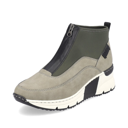 Rieker - N6352-52 - Reed/Schwarz/Pesto - Boots