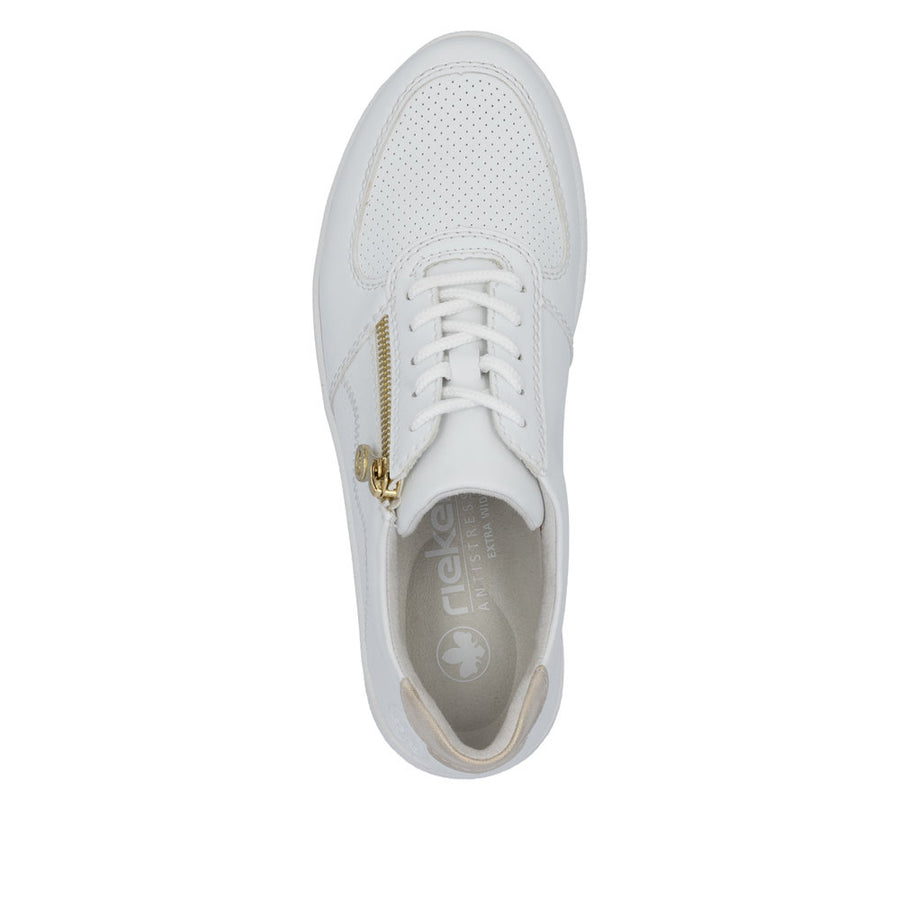 Rieker - N8100-80 - Weiss/Muschel - Shoes