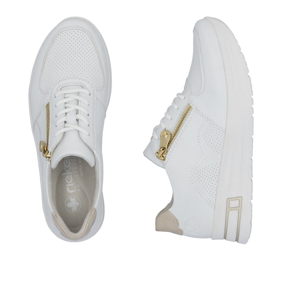 Rieker - N8100-80 - Weiss/Muschel - Shoes