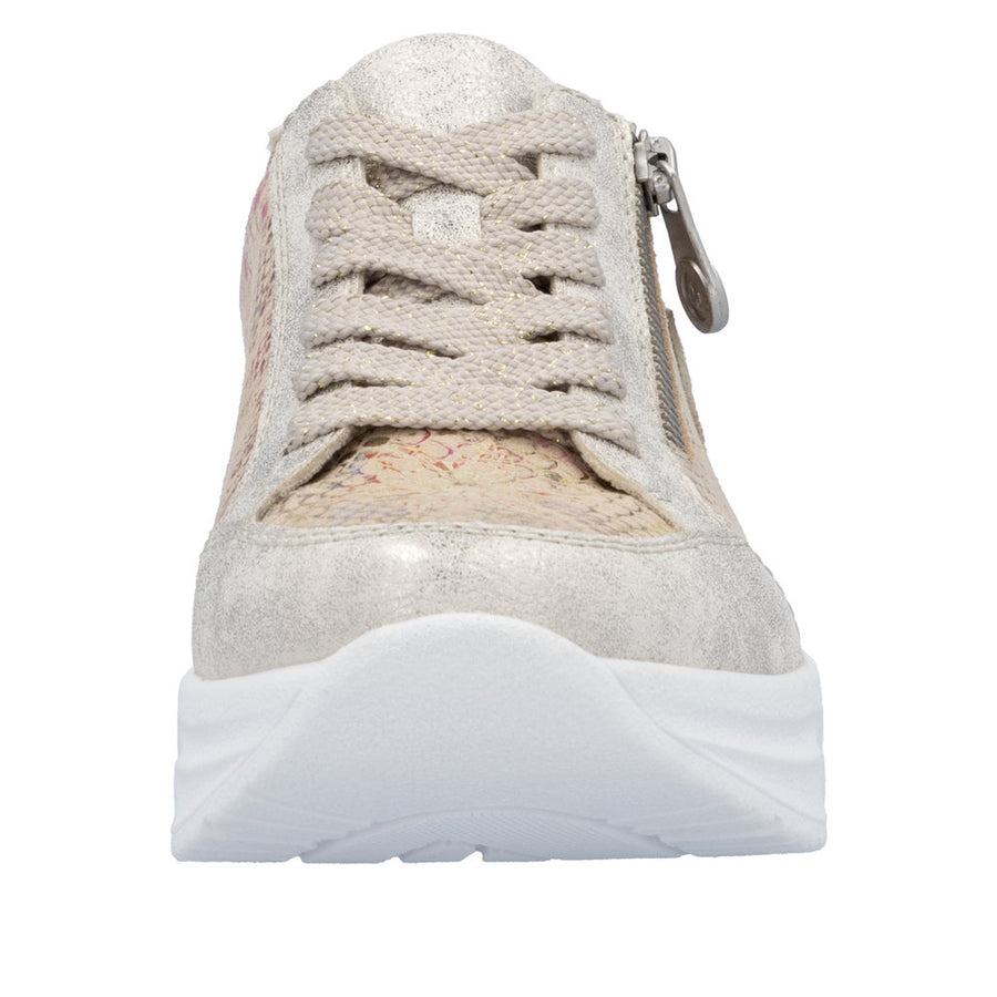 Rieker - N8103-60 - Beige-Gold/Beige-Multi/Weiss - Shoes