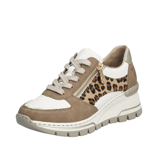 Rieker - N8308-64 - White Leopard - Shoes