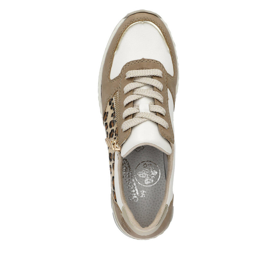 Rieker - N8308-64 - White Leopard - Shoes