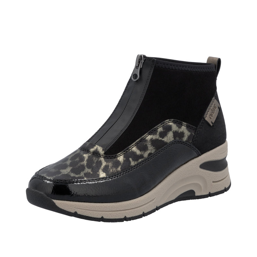 Rieker - N9362-00 - Black/Gold-Schwarz - Boots