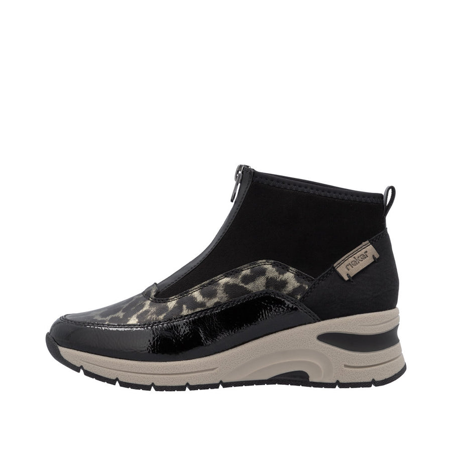 Rieker - N9362-00 - Black/Gold-Schwarz - Boots