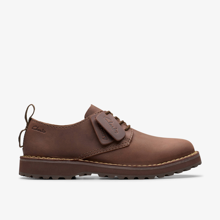 Clarks - Solsbury Lace - Dark Brown Leather - Shoes