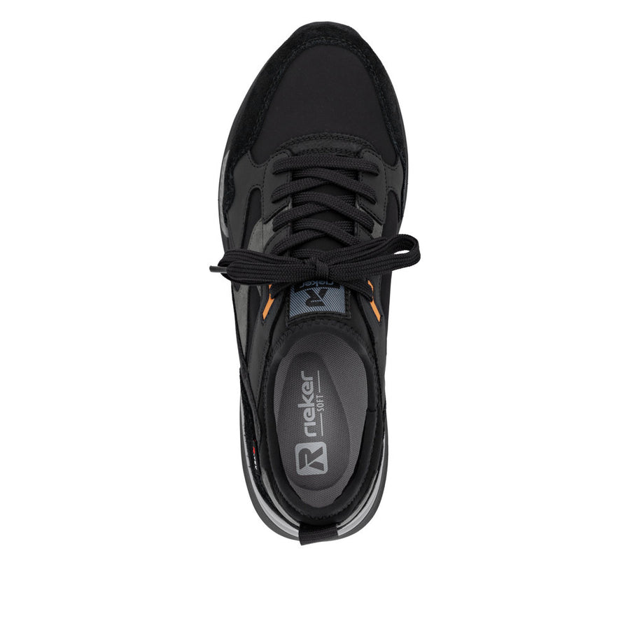 Rieker - U1403-01 - Schwarz/Black/Smoke - Shoes