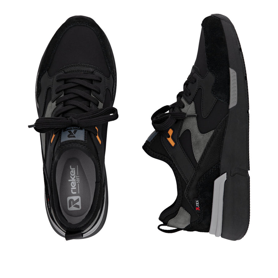 Rieker - U1403-01 - Schwarz/Black/Smoke - Shoes
